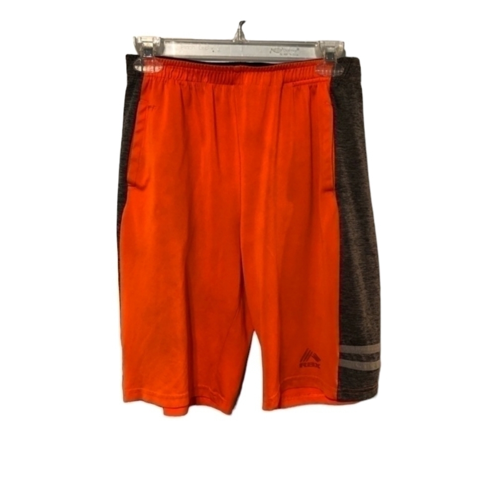 RBX size medium orange & gray shorts (youth) measurements provided